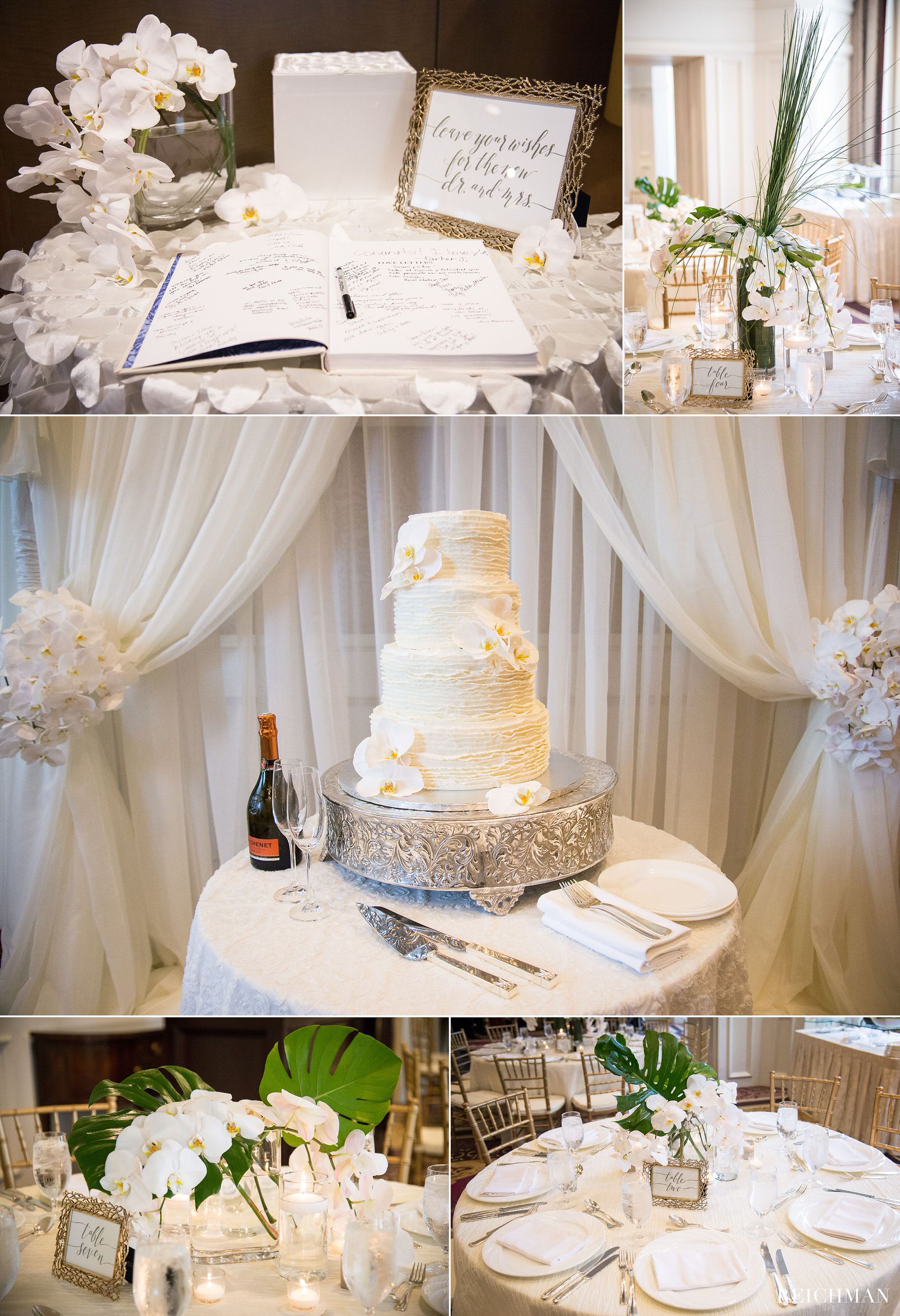 Event Savvy elegant white and ivory Ritz Atlanta wedding