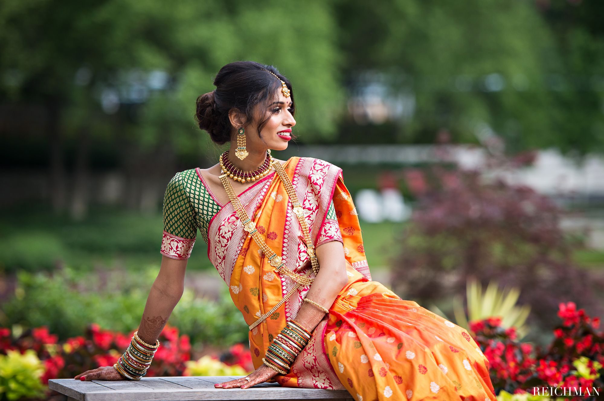 Indian bridal portrait Westin Perimeter Atlanta