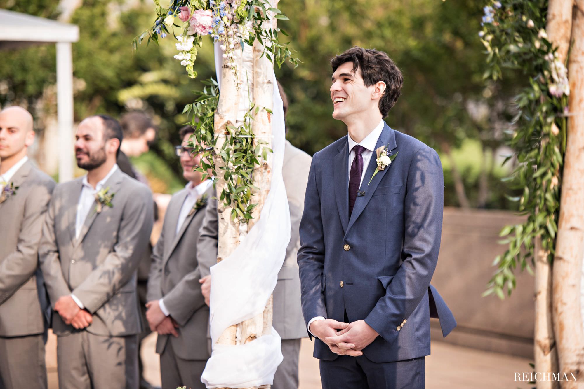 groom ceremony reaction