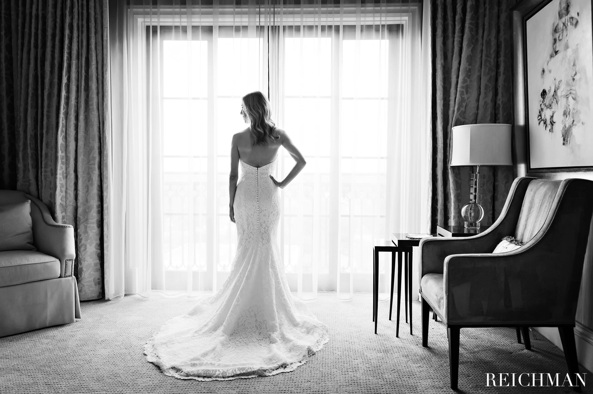 Classic bridal portrait St. Regis suite