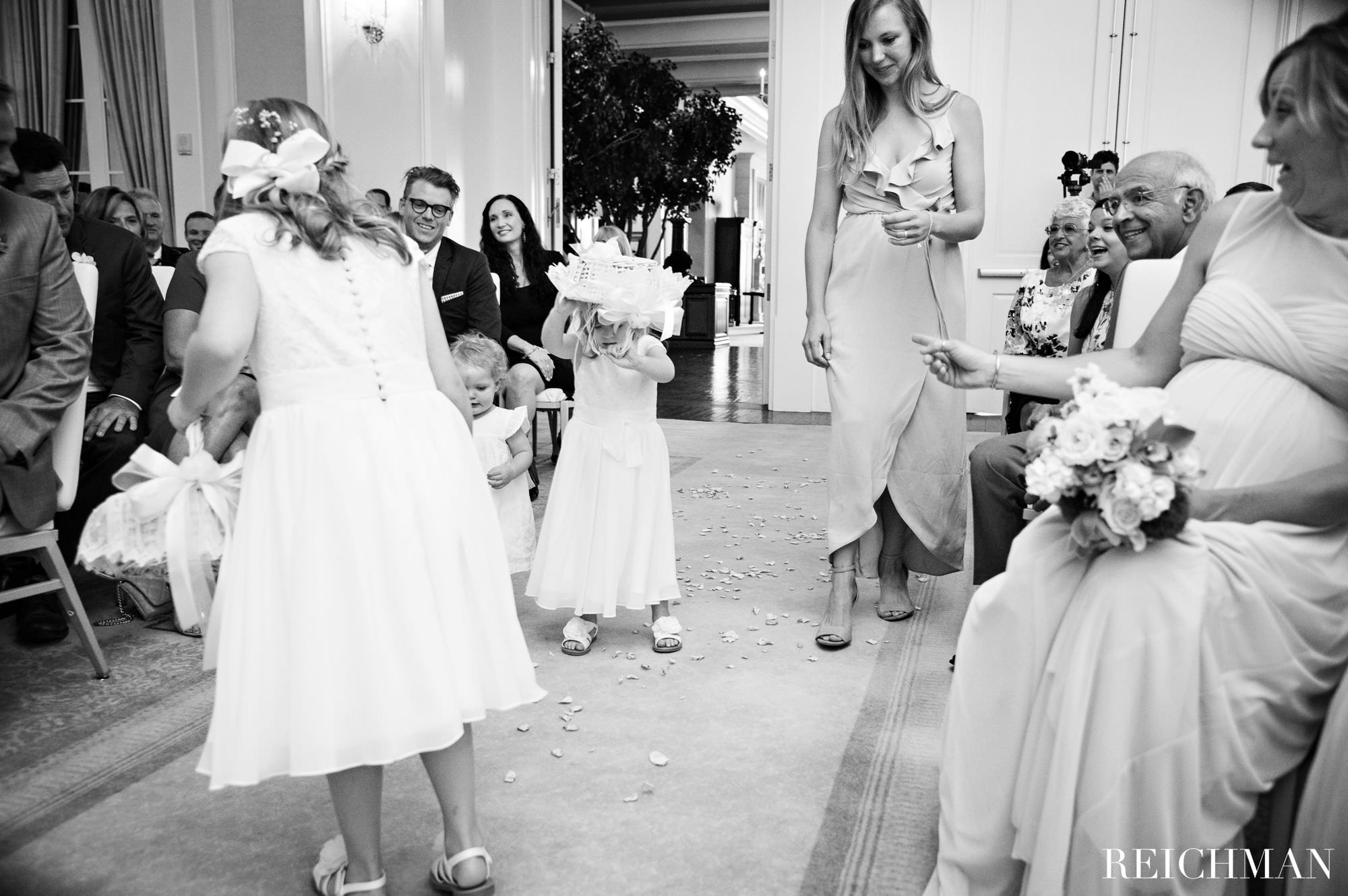 Funny flower girls processional